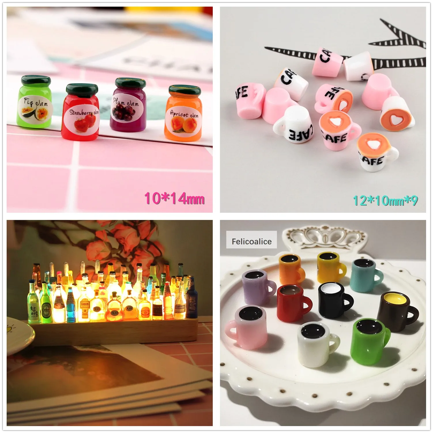 8 Teile/los Bäckerei Brot Küche Lebensmittel Artikel Miniatur Vintage Zubehör für Puppenhaus Mini Künstliche Brot – Detail 5