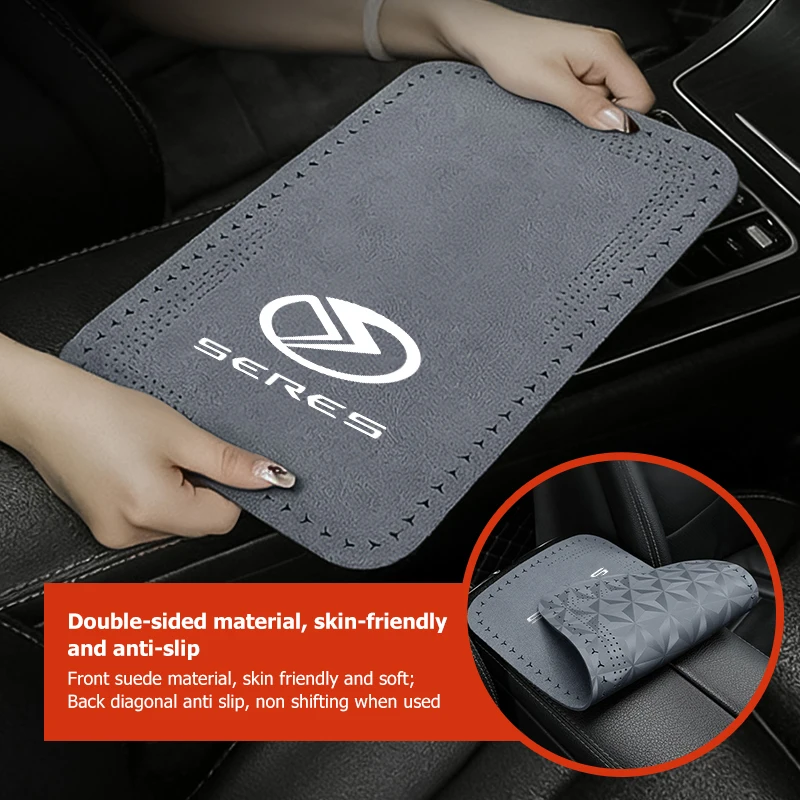 For Seres Car Centre Armrest Box Mat Elbow Rest Protector Mats Auto Interior Accessories SF 5 3 Evolute I-JET Glory 500 E3 ix3