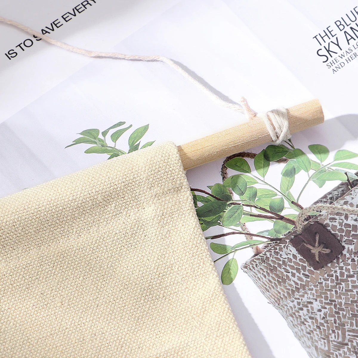 1 قطعة قماش عادي على الطراز الشمالي لدبوس عرض جدار ديكور عادي قماش فارغ مكتب المنزل جدار راية أدوات التدريس الحرفية