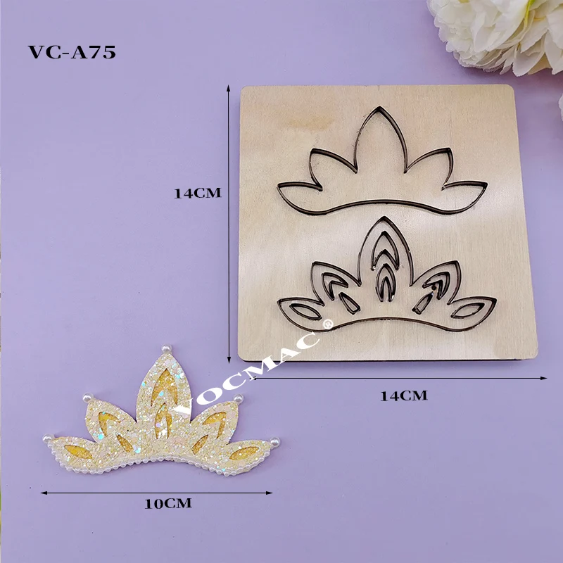 

Crown-VC-A75 Wood Mold Scrapbooks Compatible with Most Die-Cutting Machines