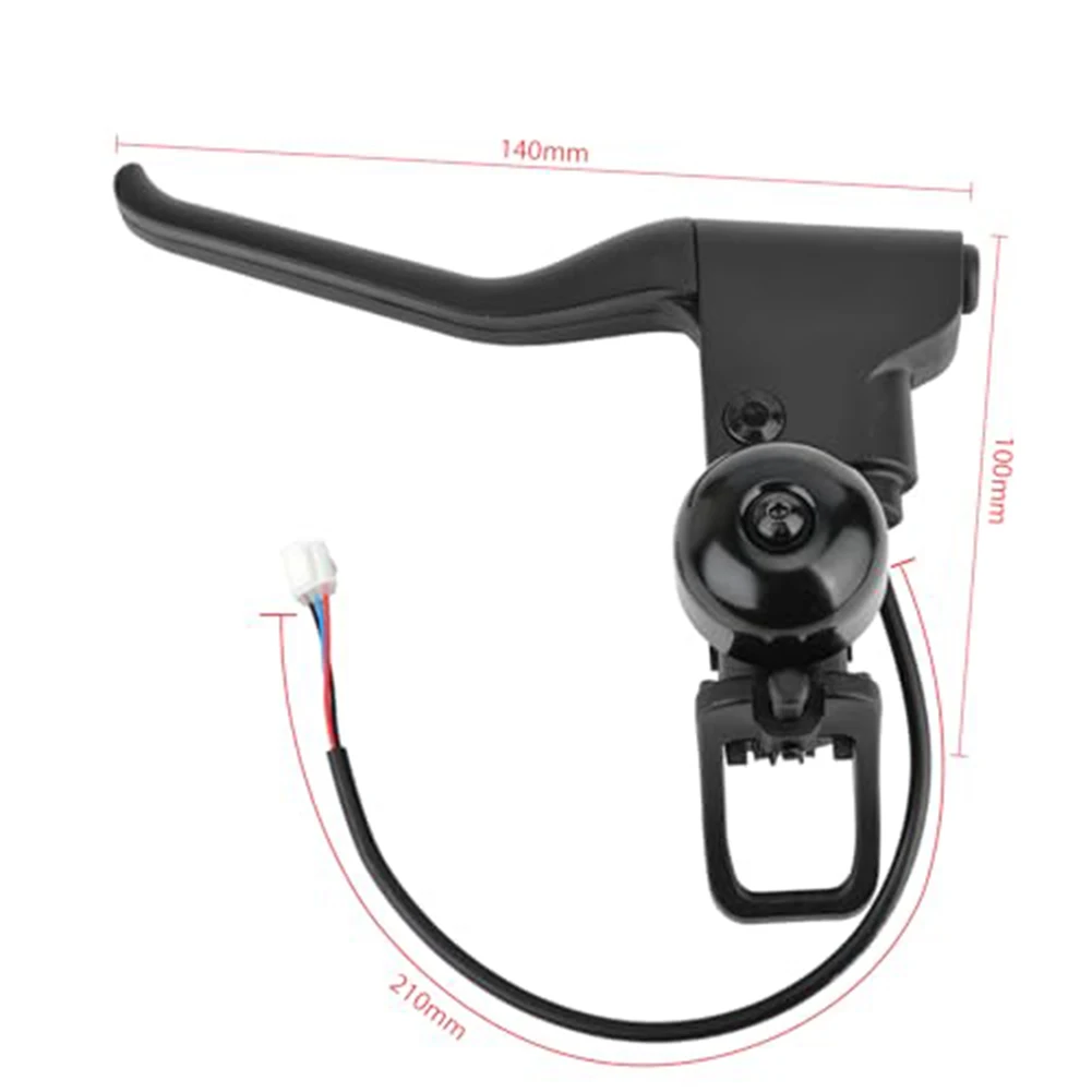 

For Xiaomi 4Pro Electric Scooter Brake Lever With Bell Replacement Aluminum Alloy Responsive Stop Control Easy Install