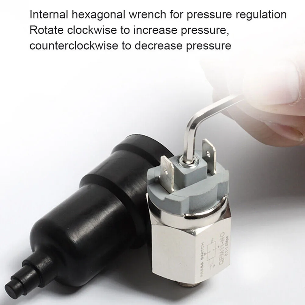 Efficient Air Pressure Switch for Compressors Adjustable Settings 15 140psi Perfect for Repair Shops and Maintenance