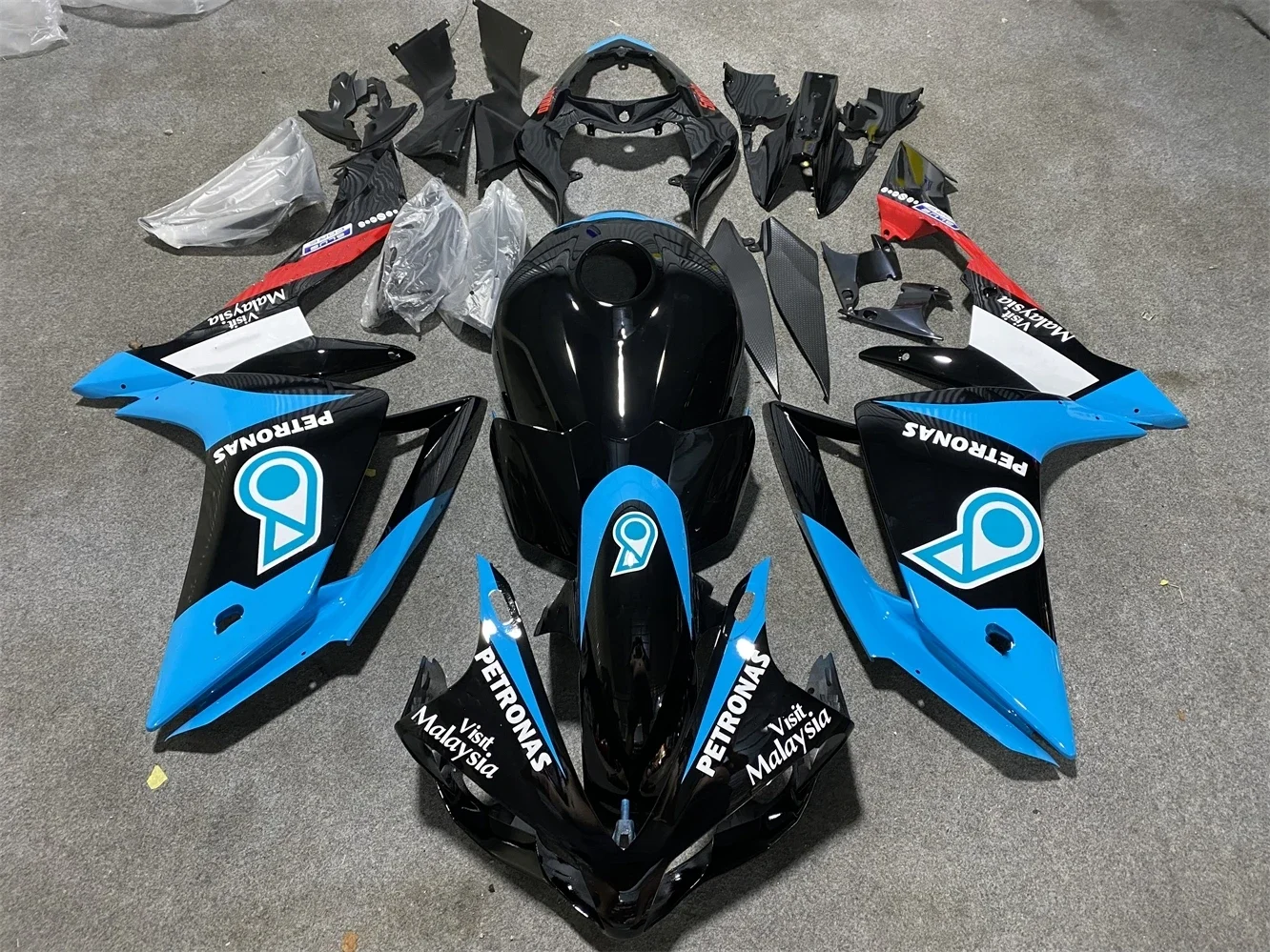

Обтекатель мотоцикла подходит для YZF-R1 07-08 YZF1000 2007 2008, обтекатель, синий, красный, черный, корпус мотоцикла