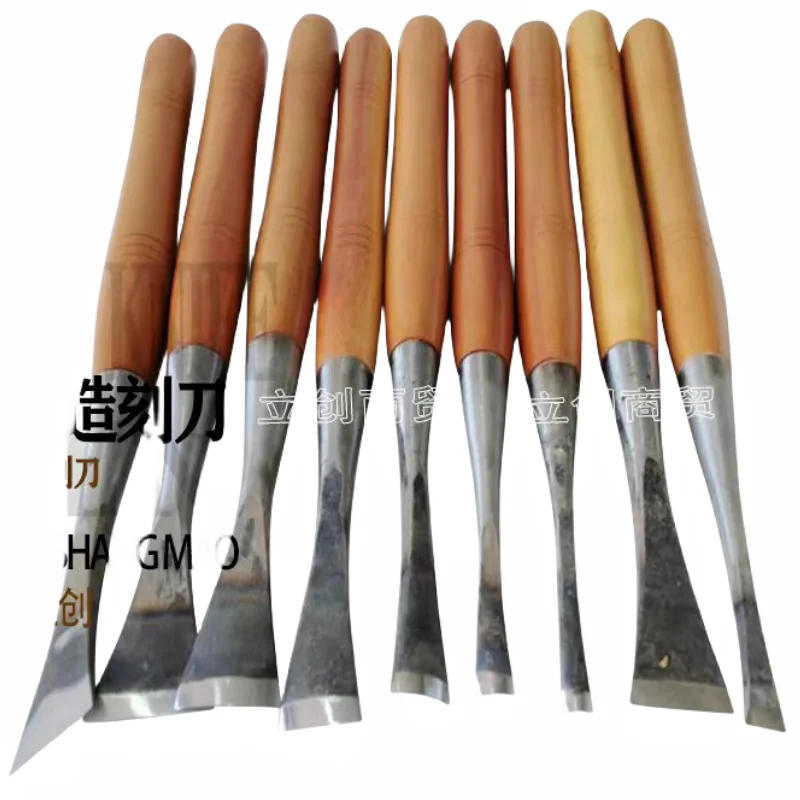 9pcs Cello Violin Neck Carving knife Graver ,Wood Chisel Tools Kits Graver Cutter