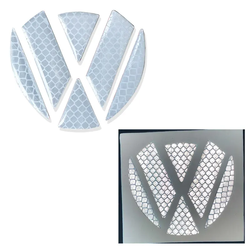 Car Accessories Reflective Warning Sticker Car Tail Trunk Lid Emblem Decal Decor For Golf 5 6 7 Sagitar CC Tiguan Polo Passat B5