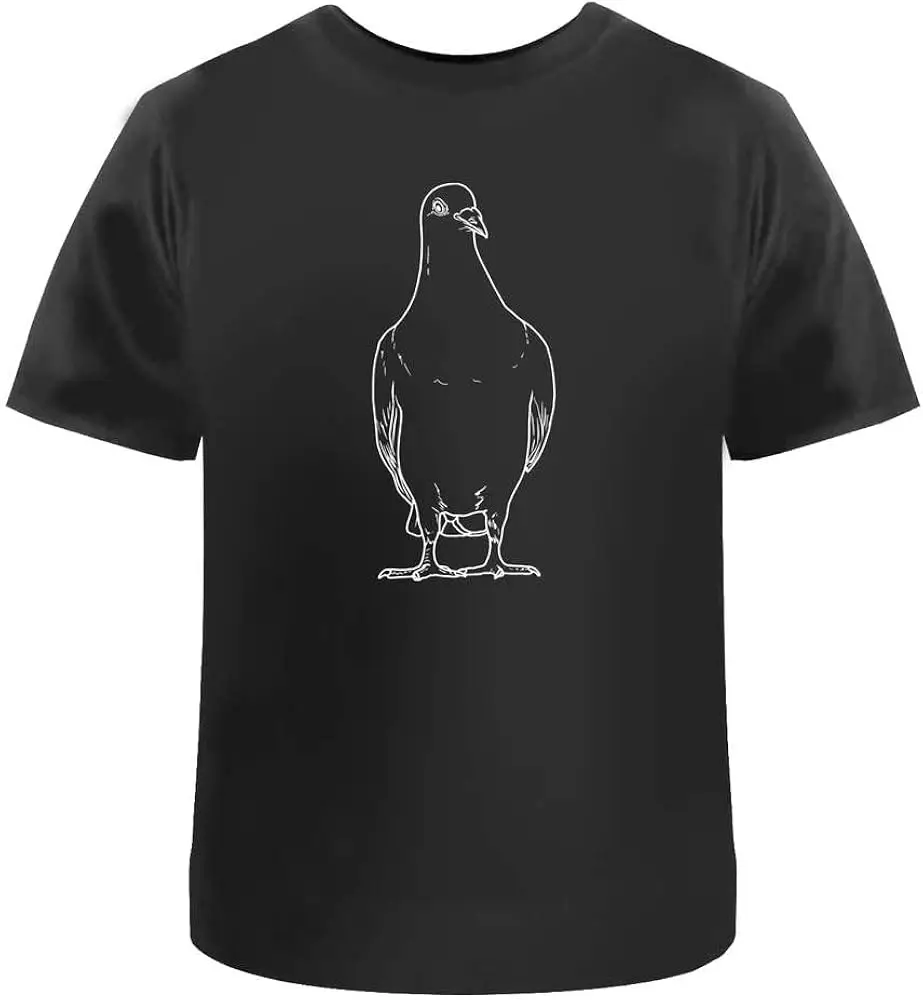 Standing Pigeon Mens/Womens Cotton T-Shirts (TA037135)  Anime n Clothing  High Quality 100%Cotton Short Sleeve