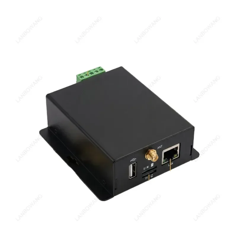 For DIN Rail Mount Gateway LoRa 4G LTE GPS Isolated RS485 RS232 9-36VDC Input Ubuntu Linux Industrial IoT Wireless Network
