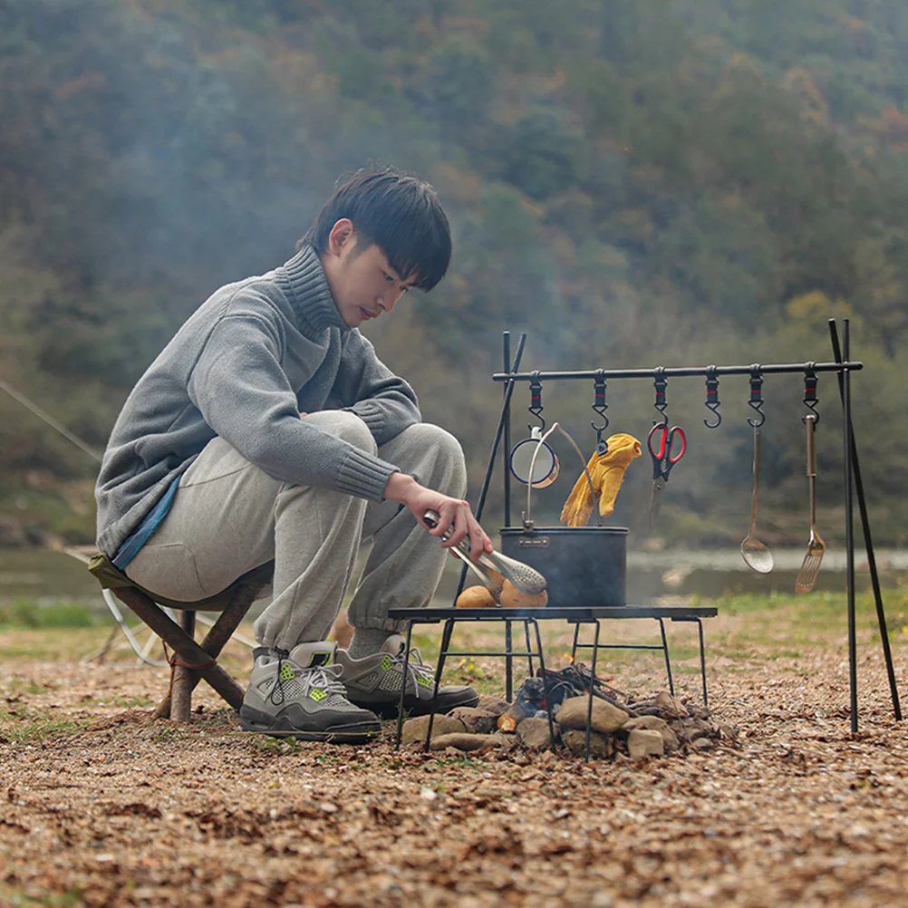 Portable Waterproof Fishing Stool Tripod Cloth Rope Green Camping Outdoor Sturdy Foldable Storage High Density Nylon