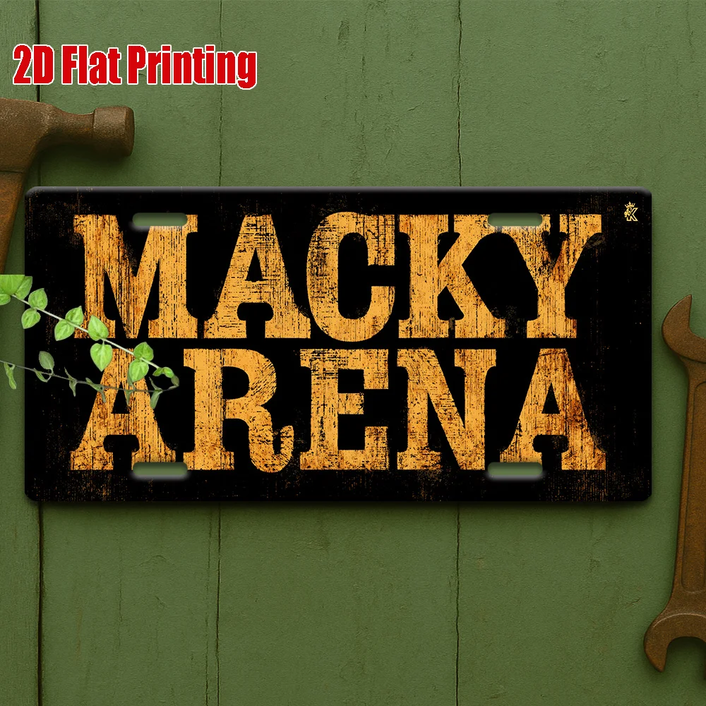 2D Flat, 2D Flat Print, 1pc Vintage Metal Sign, Outdoor Plaque & Wall Decor 12