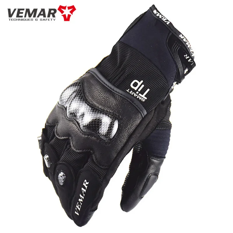 

Summer Motorcycle Gloves Men's Breathable Anti-fall Protective Gear Motobike Motocross Off Road Guantes Touch Screen Accessories