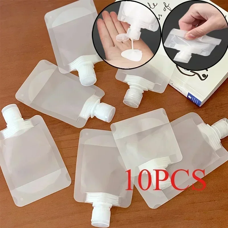 10Pcs 30/50/100ML Thickened Travel Subpackage Cosmetic Lotion Shower Gel Shampoo Portable Facial Cleanser