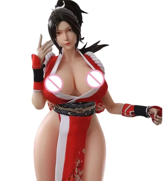 Adult Realistic Anime Silicone Sex Doll Big Breasts Metal Skeleton Lifelike Adult Toy