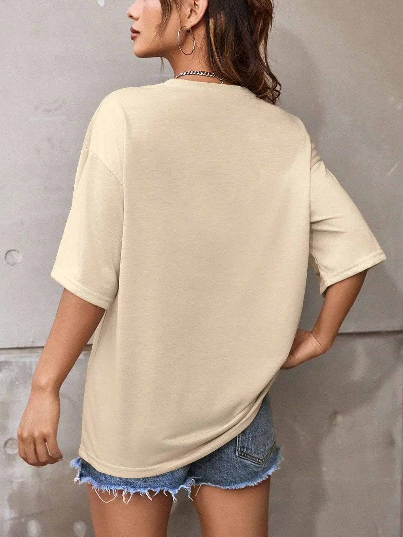 Women Cotton T-shirt I Came I Saw I Had Anxiety So I Left Letter Printed Tees Summer Street Loose Tops Fashion Female Clothes