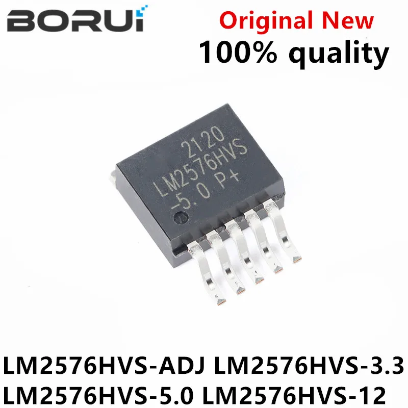 10PCS LM2576HVS-ADJ LM2576HVS LM2576HVS-5.0 5V LM2576HVS-3.3 3.3V LM2576HVS-12 12V 3A LM2576 LM2576HVS TO-263-5  In stock