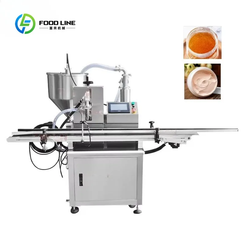 Custom Made Single Head Automatic High Speed  Sauce Jam  Jam Lotion Cream Bottle Filling Machine