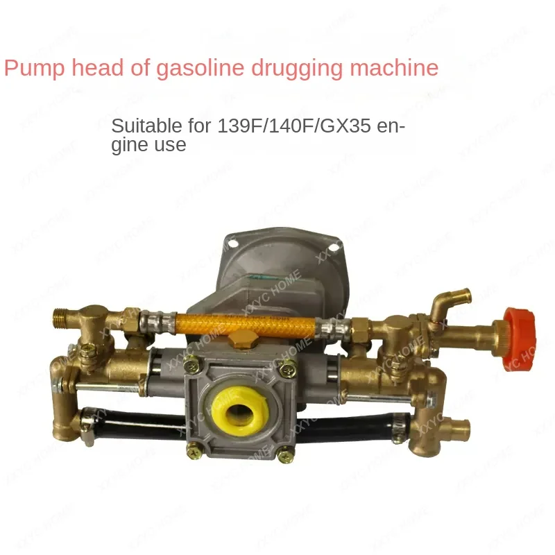 139F Gasoline Engine Pump Head GX35 Water Pump Engine Accessorieshigh-pressure Agricultural Dual Cylinder Pesticide Plunger Pump