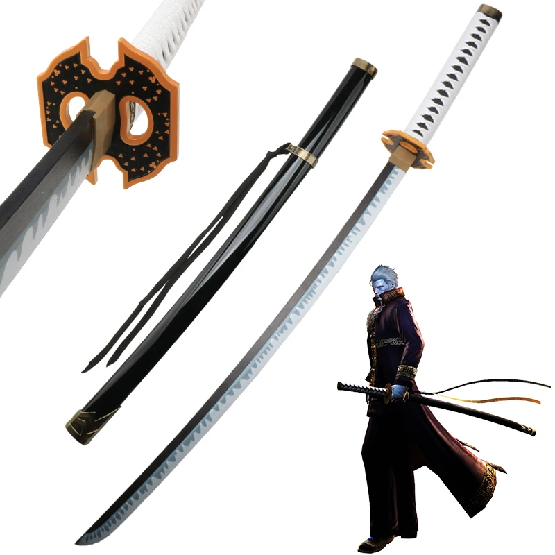 Yamoto Katana Bamboo Swords, alta qualidade, Virgil Samurai, Cosplay de jogo 104cm, 5 4 Game, Novo, 2023