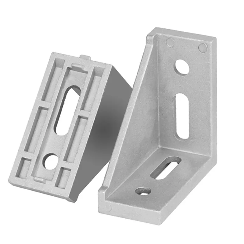 2-10PCS 2020 2080 3030 3060 4040 4080 Corner Bracket Aluminum Profile Fitting Angle Aluminum Extrusion Connector CNC