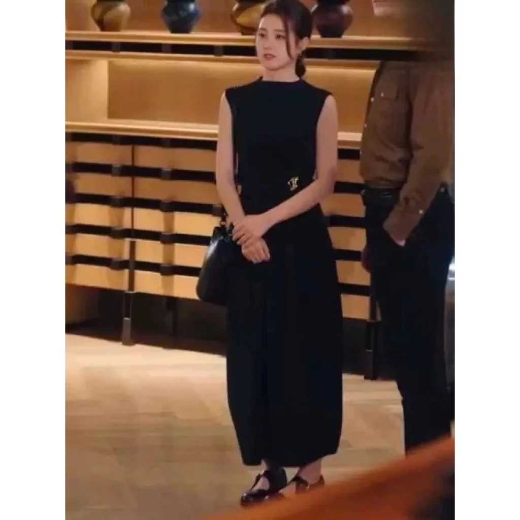 

Летний женский модный топ-жилет и юбка миди из хлопково-льняной смеси для повседневной носки