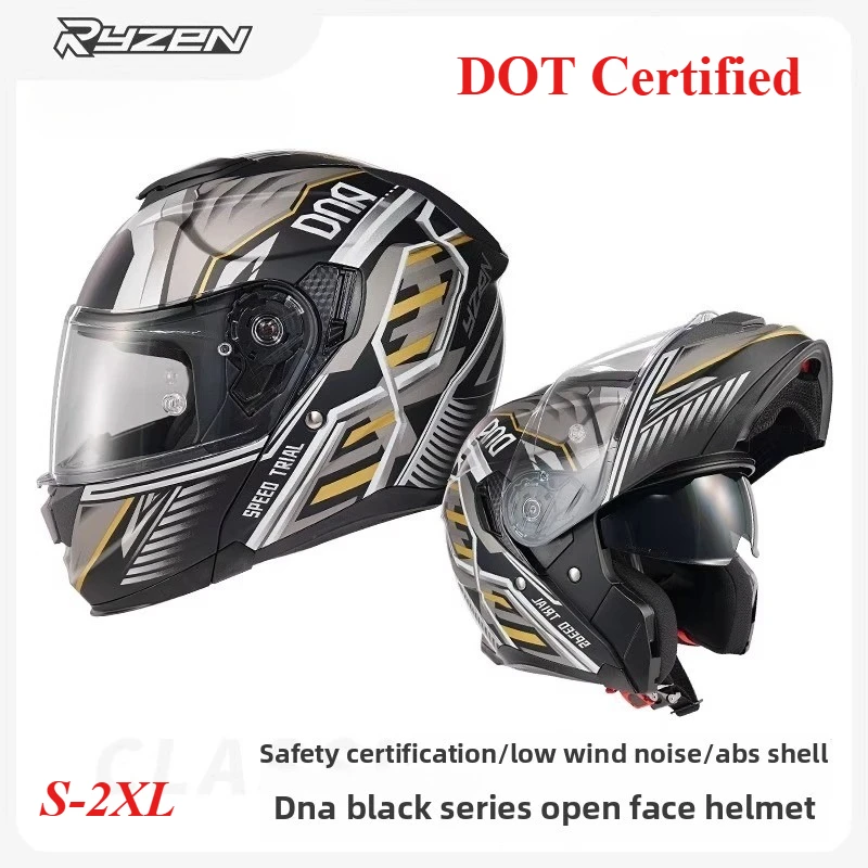 

Мотоциклетный отшелушивающий шлем RSV с двойными линзами для мужчин и женщин, четырехсезонный универсальный 995, Bluetooth, полный шлем большого размера