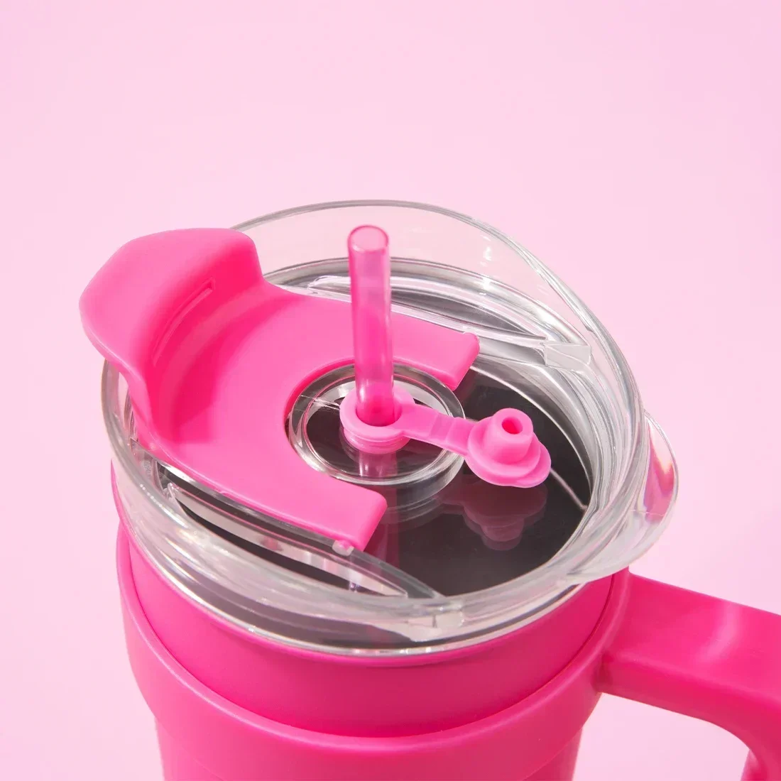 MINISO Barbie Collection Steel Cup with Straw (1200mL)