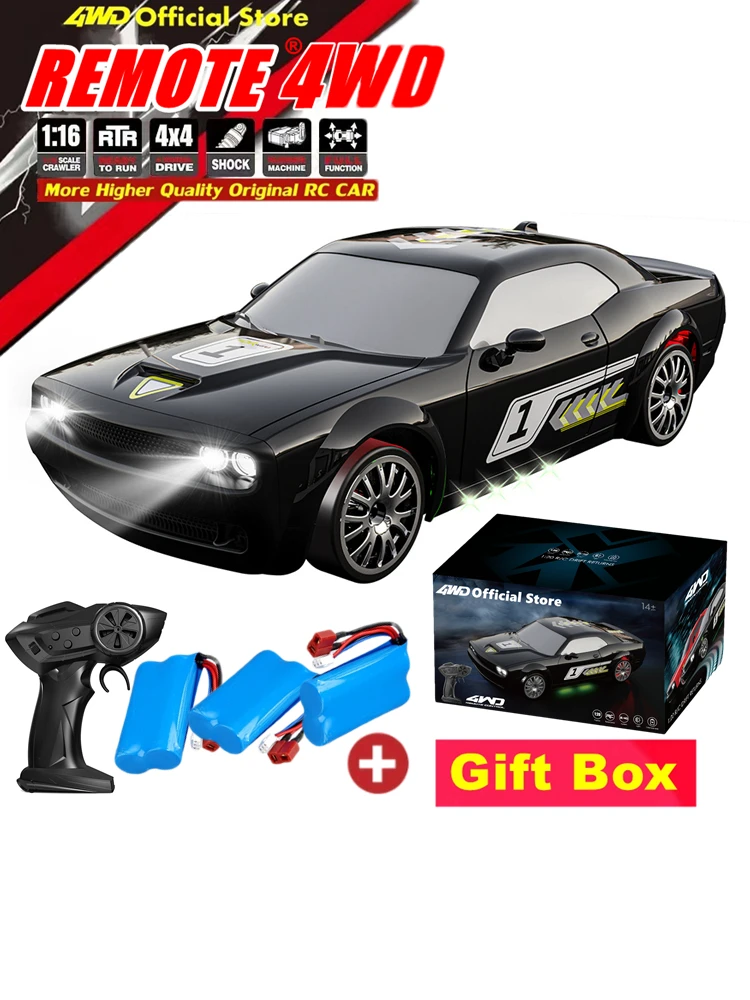 4WD Super Drift Auto Afstandsbediening RC Truck RTR Radio GTRPRO 4x4 Racewagen AE86PRO Speelgoed voor Kinderen Kid volwassen Kerstcadeau - afbeelding 2