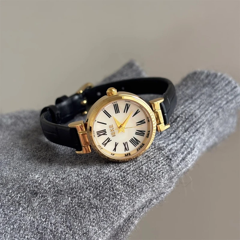 Classic trend women's watch elegant simple small fresh 2025 waterproof quartz watch birthday gift