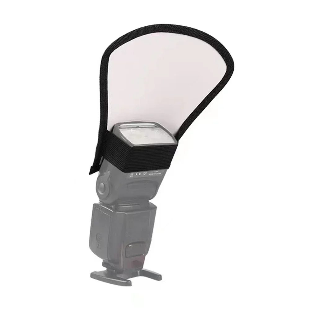 Universal Flash Diffuser Photo Studio Flash Bounce Reflector For Canon Cameras Photography Speedlight Reflective Cover