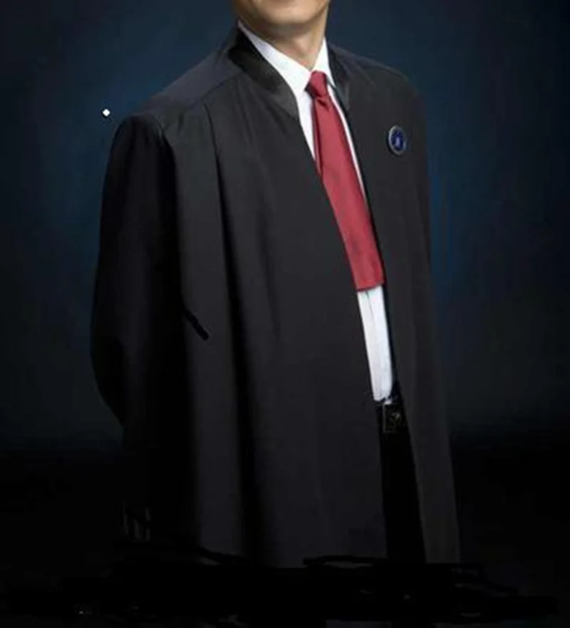 Lawyers Robe กฎหมาย Lawyers เสื้อผ้าใหม่ผู้ชายและผู้หญิงรุ่นมาตรฐาน Lawyers In Court เพื่อส่ง Tie