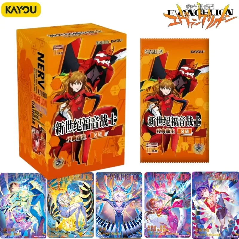 

Коллекционные карточки KAYOU Authentic NEON GENESIS EVANGELION Classic Rebirth Breakthrough 2-й серии, аниме-карточки, игрушки, подарки