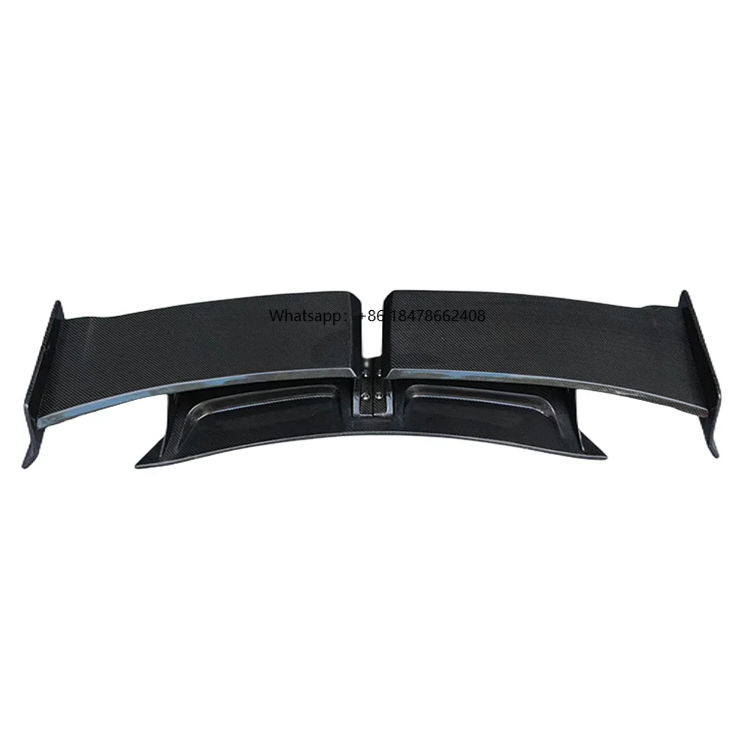 2016+ New Design YG Style Real Carbon Fiber Car Rear Tail Spoiler for Boxster 718 Universal Rear Trunk Spoiler Wing