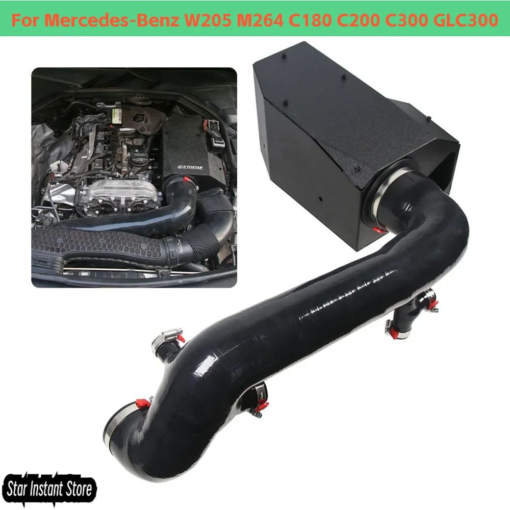 

For Mercedes-Benz W205 M264 C180 C200 C300 GLC300 2018-2021 Cold Air Intake System