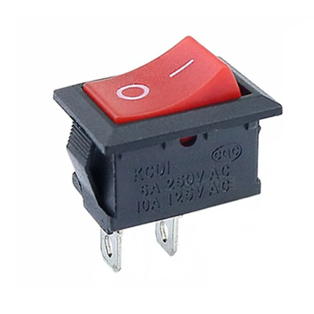 Indicator Light Boat Switch 10*15mm 0.4*0.6 Inch Auto Switch 250VAC Rated 6A 125VAC Rating Electrical Control Devices