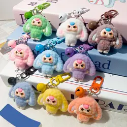 Anime Flocked Dora DIY Decorative Pendant KeyChain Backpack Decor Cute Cartoon Schoolbag Pendant Boys And Girls Gifts