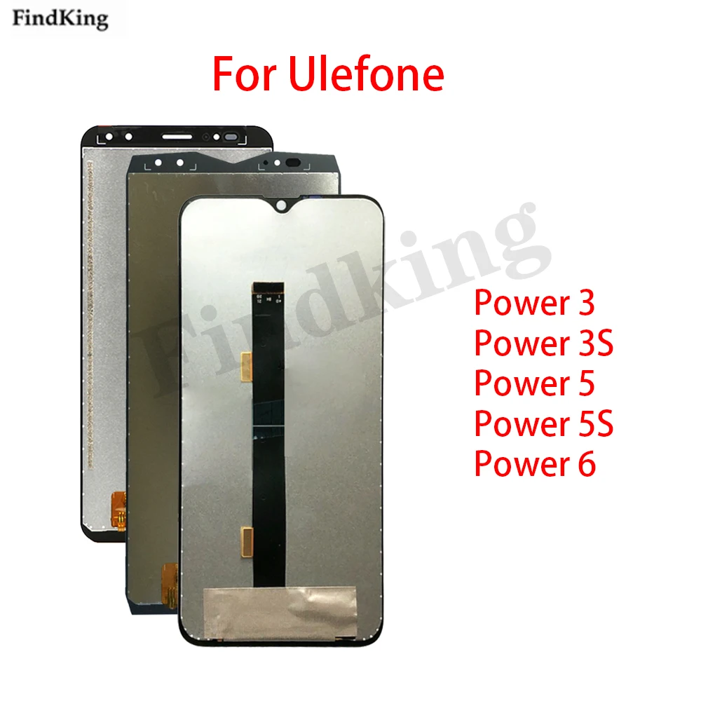 

LCD Display Screen For Ulefone Power 3 3S 5 5S 6 LCD Touch Screen LCD Display Digitizer Assembly Replacement