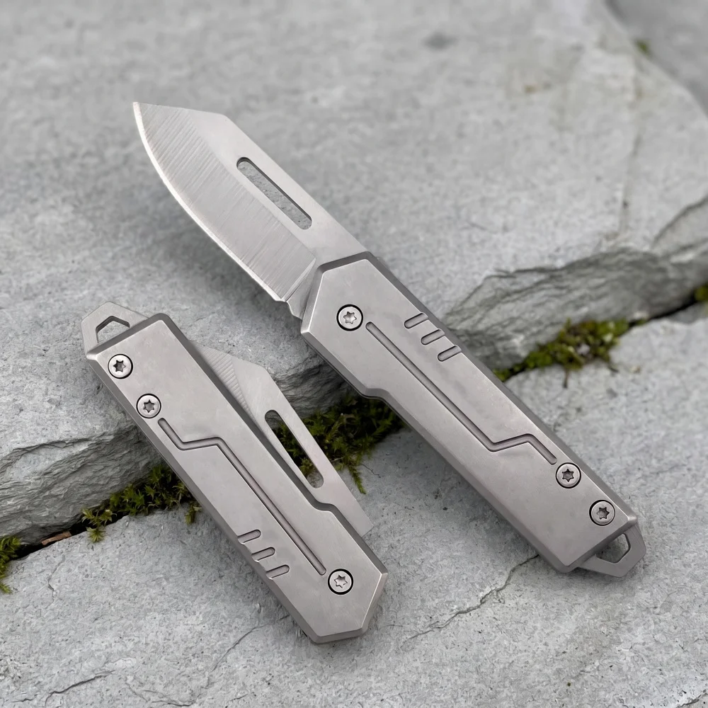 Durable Hiking Fishing Portable Folding Knife Lightweight Camping Picnic BBQ Utility Cutter Jungle Climbing Backpacking Knives