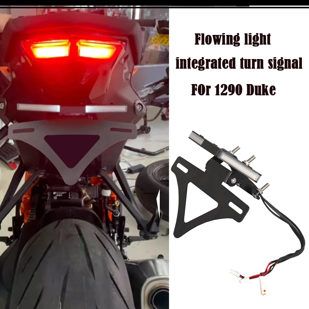 

For 1290 Super Duke R 2020 2021 2022-2025 Motorcycle Rear Short Tail Stock Tidy License Plate Holder Tailstock Bracket Kit