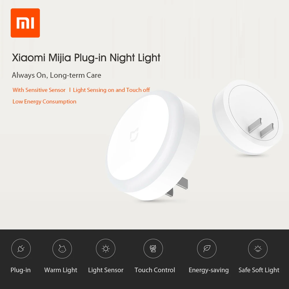 Светодиодный ночник Xiaomi Mijia, умный ночник с инфракрасным датчиком движения, с дистанционным управлением, магнитный подарок