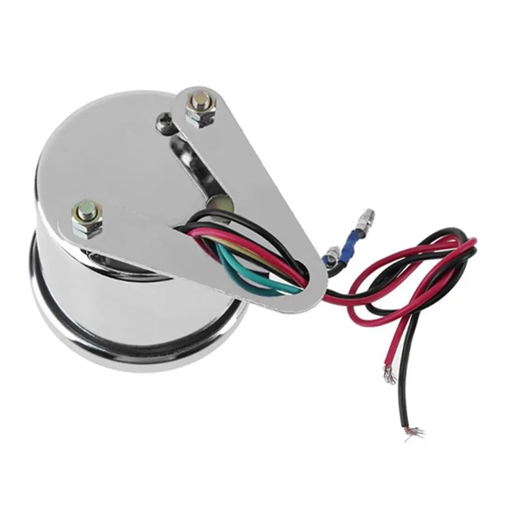 

RPM Tachometer Gauge Digital Motorcycle Meter LED Backlight 12V Metal for Exhaust Temperature Sensor Application