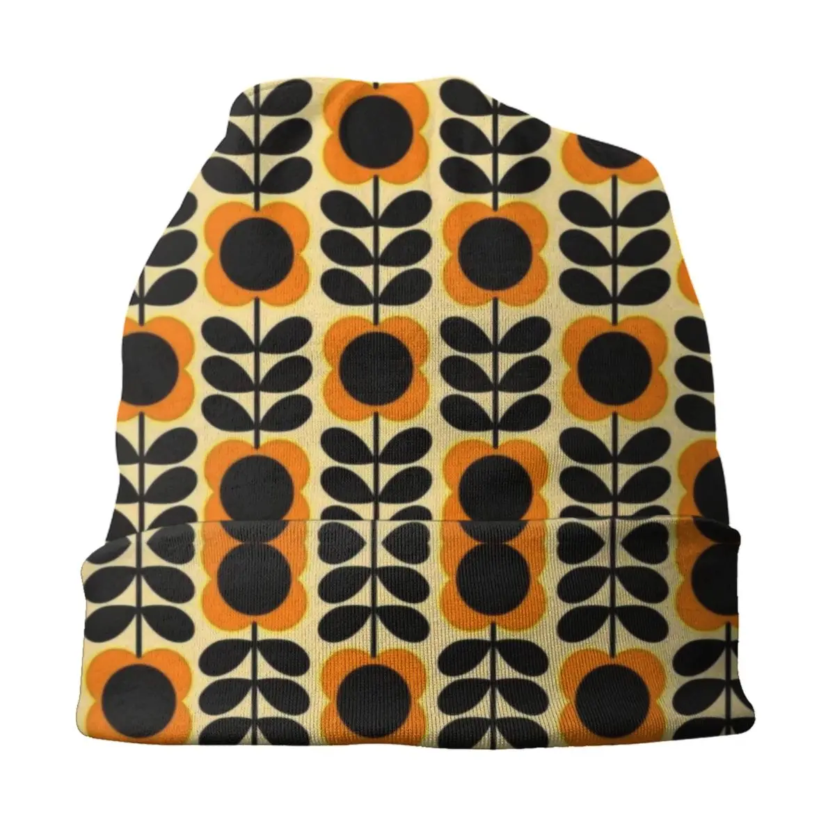 Orla Kiely Multi Stiel Blumen Schädel Mützen Mützen Streetwear Winter warme Strick mütze Erwachsenen Unisex skandi navis chen Stil Motorhaube Hüte