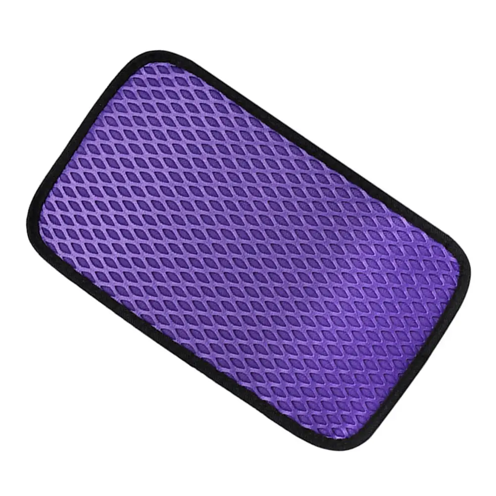 

Car Center Console Cover Armrest Mat Protector Non Slip Durable Material Long Use Simple Install Car Interior Accessory