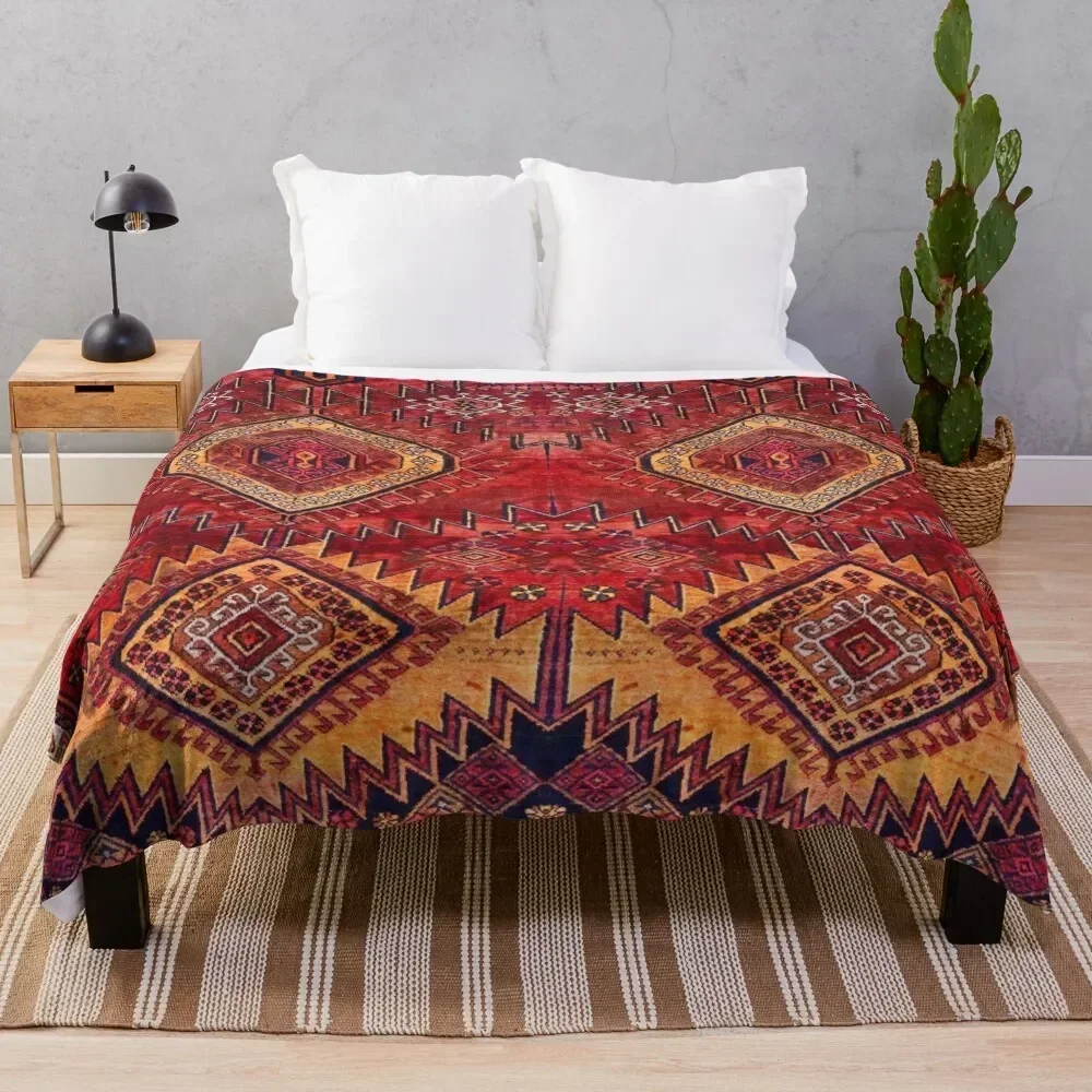 

Berber Oriental Heritage Vintage traditional Moroccan Style Throw Blanket Cozy Sofa Blanket for TV Watching Napping