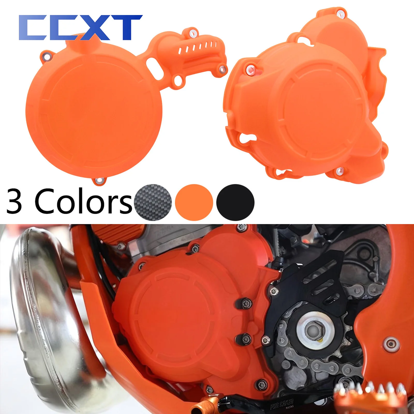 Motorrad Kupplung Schutz Wasserpumpe Abdeckung Motor Zündung Schutz Für HENGJIAN HJMOTO HJZ300 Z300 Enduro Dirt Bike Refit Teile