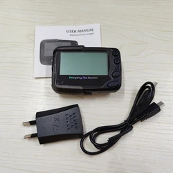 Wireless Text Receiver Pager Alpha-numeric Beeper Pager 137-930MHz Multi-Language Pocsag Program Beepers for Restaurant Hospital