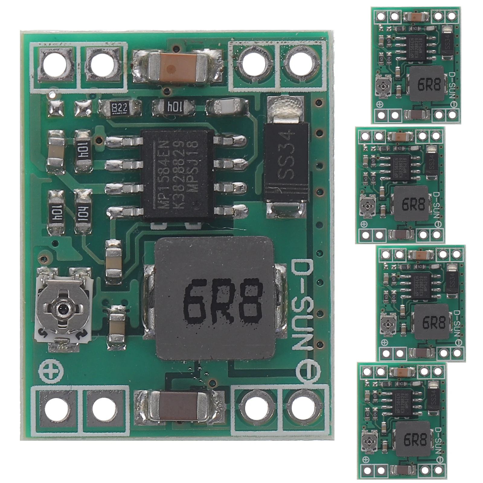 

5pcs Module Voltage Regulator Board 5V Output Power - Converter High Efficiency Compact Size Stable Performance Power