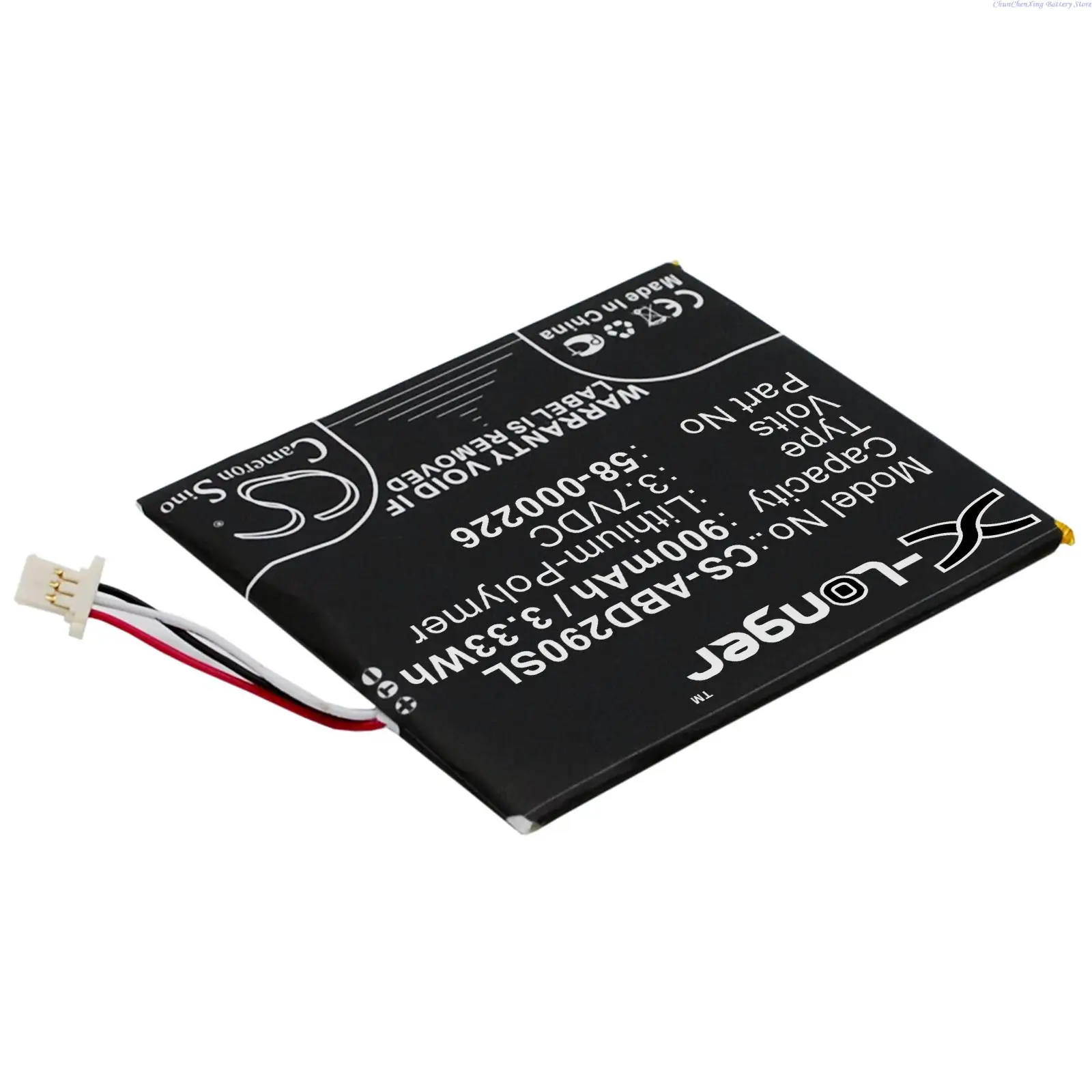 Cameron Sino 900mAh E-reader Battery 58-000226 for Amazon Kindle 10th,J9G29R,53-014490,Kindle Touch 2019,Kindle 10th Gen 2019
