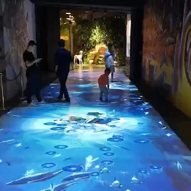 Fast Shipping Advertising Hologram Interactive Floor Wall Ground Projection System