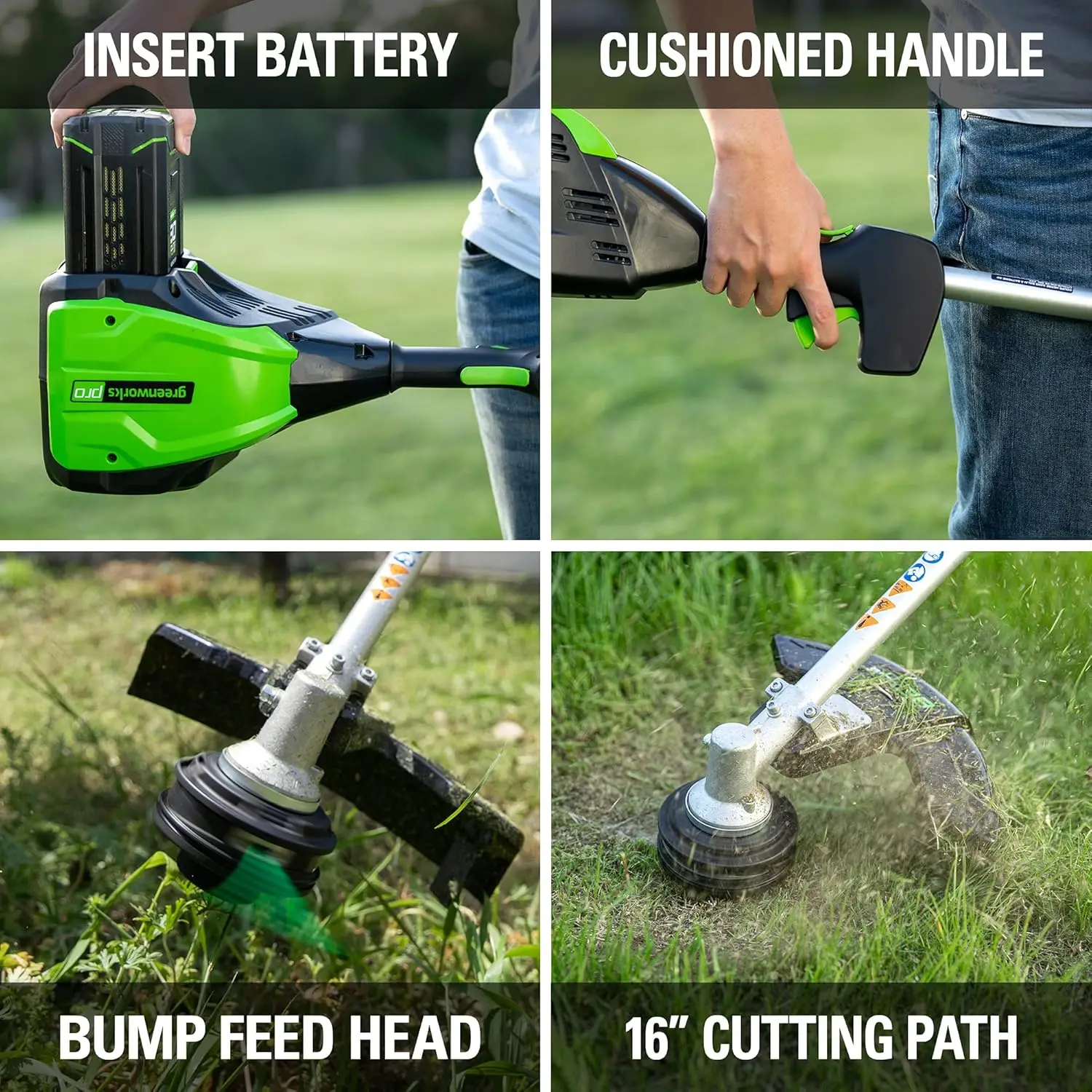 

16-Inch 80V Cordless String Trimmer (Attachment Capable), Battery Not Included