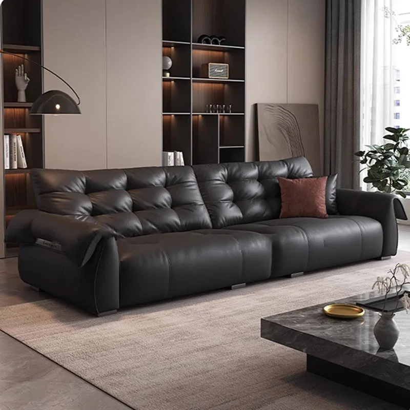 

Sectional Straight Living Room Sofas Designer Banquet Ergonomic Reading Couch Light Luxury Adults Sofa Inflavel Home Furniture