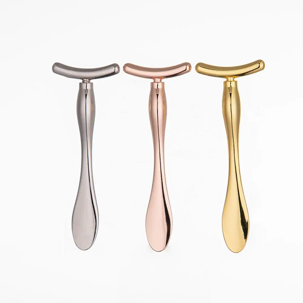 

Skincare Product T-shape Massage Stick Magic Stick Face Lifting Face Cream Applicator Eye Massage Roller Eye Cream Spoon